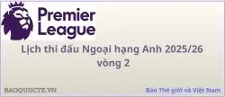 Lịch thi đấu Ngoại hạng Anh vòng 2: Arsenal vs Leeds, Fulham vs MU, Newcastle vs Liverpool