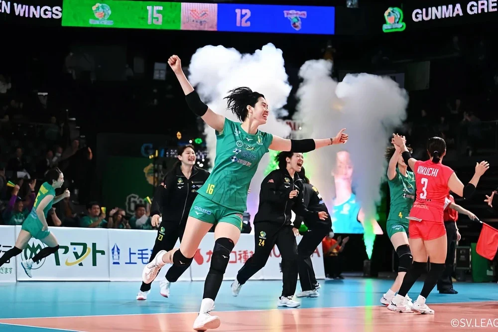 Thanh Thúy chỉ bị căng cơ gót chân và sẽ sớm trở lại thi đấu cho Gunma Green Wings ở giải VĐQG Nhật Bản