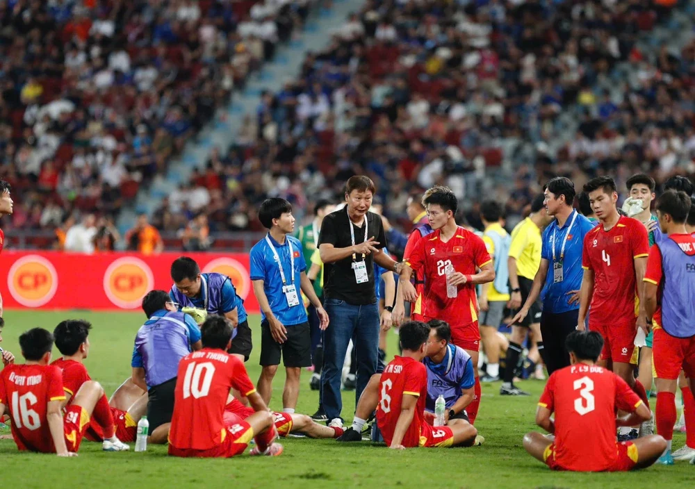 HLV Kim Sang Sik nói gì trong giờ nghỉ để giúp U22 Việt Nam ngược dòng ngoạn mục, giành HCV SEA Games? - Ảnh 1.