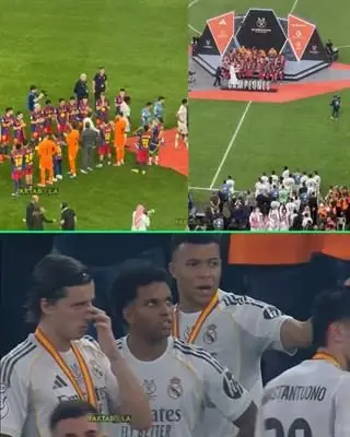 Mbappe gây tranh cãi với hành động thiếu tôn trọng Barcelona 1