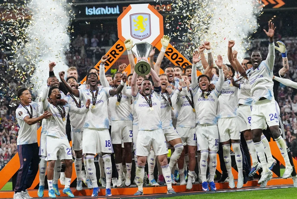 Aston Villa vô địch Europa League mùa giải 2025-2026