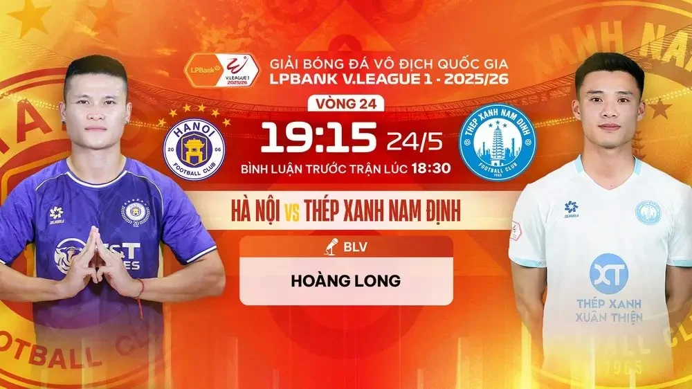 Link xem trực tiếp bóng đá Hà Nội FC vs Thép Xanh Nam Định 19h15 hôm nay, V-League vòng 24 - Ảnh 4.